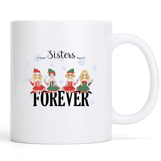 Besties forever- Personalization Custom Coffee 11/15 oz. Accent Mug