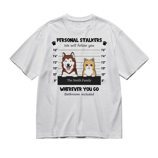 Dogs and cats frontal -200g High-Quality 100% Cotton T-Shirt with Heat Transfer Printing