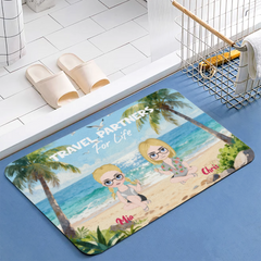 Travel Partners-Premium Custom Diatomaceous Earth Door Mat | Made in USA