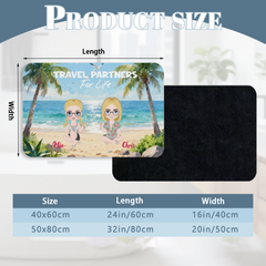 Travel Partners-Premium Custom Diatomaceous Earth Door Mat | Made in USA