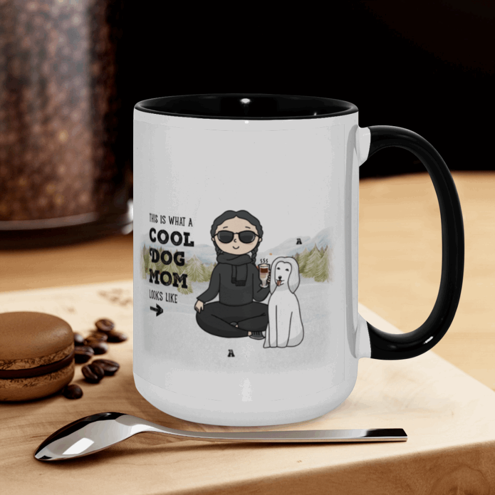 This is what a coolpet mom looks like Personalization Custom Coffee 15 oz. Accent Mug