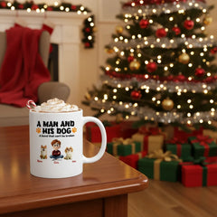 A Man and His Dog-Sided Custom Mug 11oz & 15oz