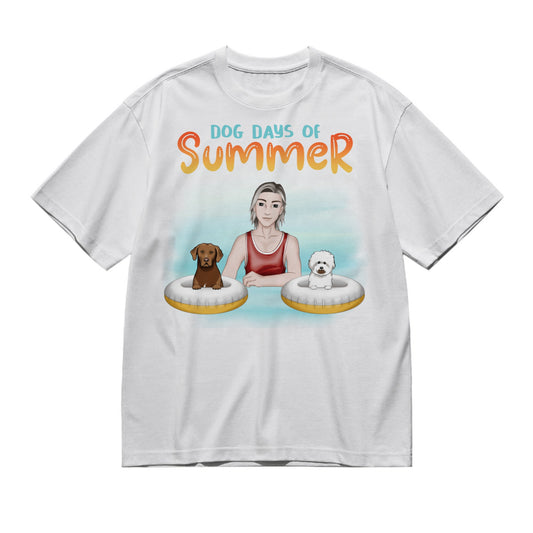 Male Frontal - Full Color-200g High-Quality 100% Cotton T-Shirt with Heat Transfer Printing