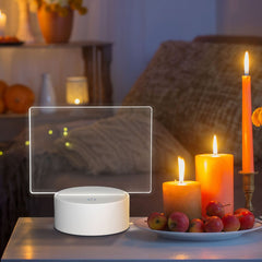 The day we met-Personalized Custom Acrylic Light Panel with Base