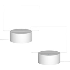 The day we met-Personalized Custom Acrylic Light Panel with Base