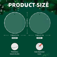 Have a jolly christmas (pets) -Personalized Custom Round Glass Pendant