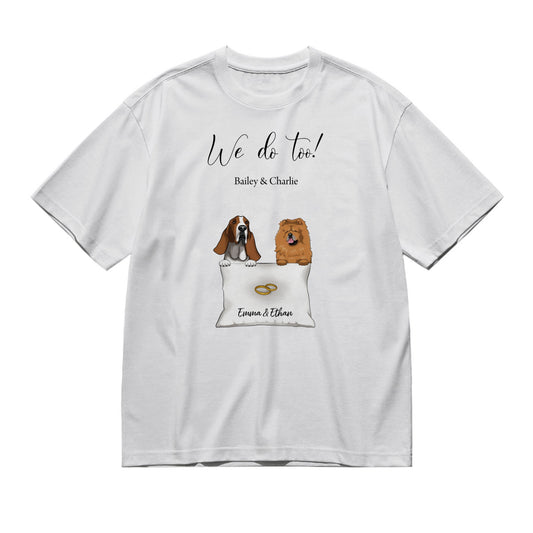 Dog of Honor - Dogs frontal -200g High-Quality 100% Cotton T-Shirt with Heat Transfer Printing