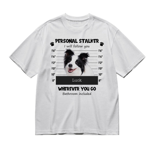 Personal stalker... - Photo-200g High-Quality 100% Cotton T-Shirt with Heat Transfer Printing