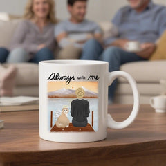 Cat always with me- Personalization Custom Coffee 11/15 oz. Accent Mug