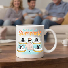 Dog days of summer - Personalization Custom Coffee 11/15 oz. Accent Mug