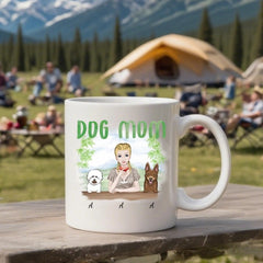 Dog Mom- Personalization Custom Coffee 11/15 oz. Accent Mug