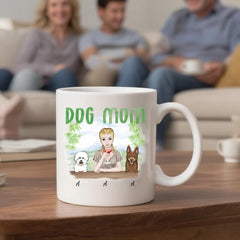 Dog Mom- Personalization Custom Coffee 11/15 oz. Accent Mug