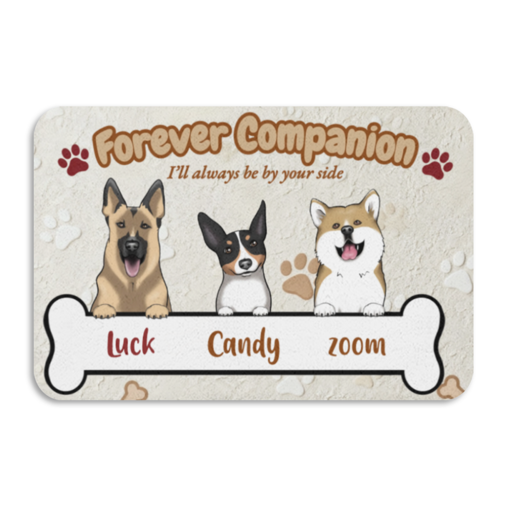 Forever Companion-Premium Custom Diatomaceous Earth Door Mat | Made in USA
