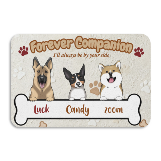Forever Companion-Premium Custom Diatomaceous Earth Door Mat | Made in USA
