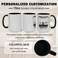 Personal_Stalker - Personalization Custom Coffee 15 oz. Accent Mug