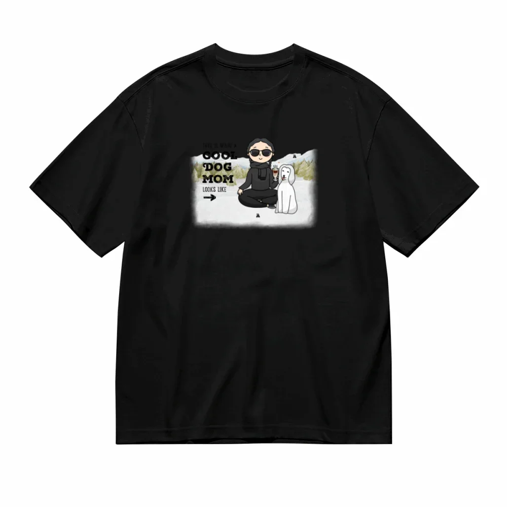 This is what a coolpet mom looks like-Personalization Custom 200g cotton T-shirt