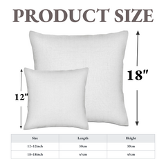 Funny Dog Lover Gift Linen Pillow with Insert - "I Own You" Quote - Personalized Pet Names - Premium Pillowcase Set