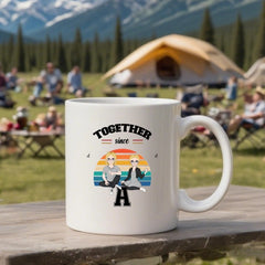 Together since - Personalization Custom Coffee 11/15 oz. Accent Mug