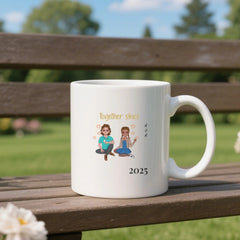 Together since- Personalization Custom Coffee 11/15 oz. Accent Mug