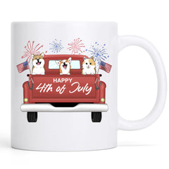 Happy 4th of July- Personalization Custom Coffee 11/15 oz. Accent Mug