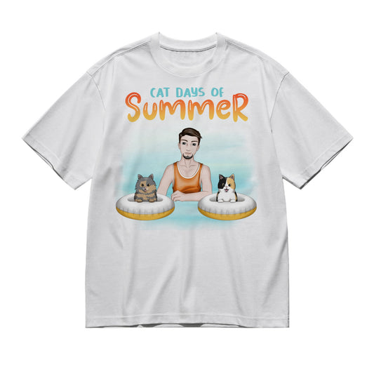 Male Frontal - Full Color-200g High-Quality 100% Cotton T-Shirt with Heat Transfer Printing