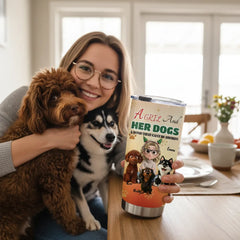The 'A Gril and Her Dogs' Custom Pet Tumbler - Bring Your Best Friend Everywhere