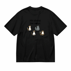 My Sibling has pows -Personalization Custom 200g cotton T-shirt