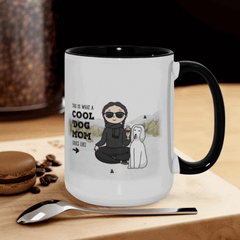 This is what a coolpet mom looks like Personalization Custom Coffee 15 oz. Accent Mug