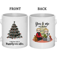 You, me & the dogs-Personalized Double-Sided Custom Mug 11oz & 15oz