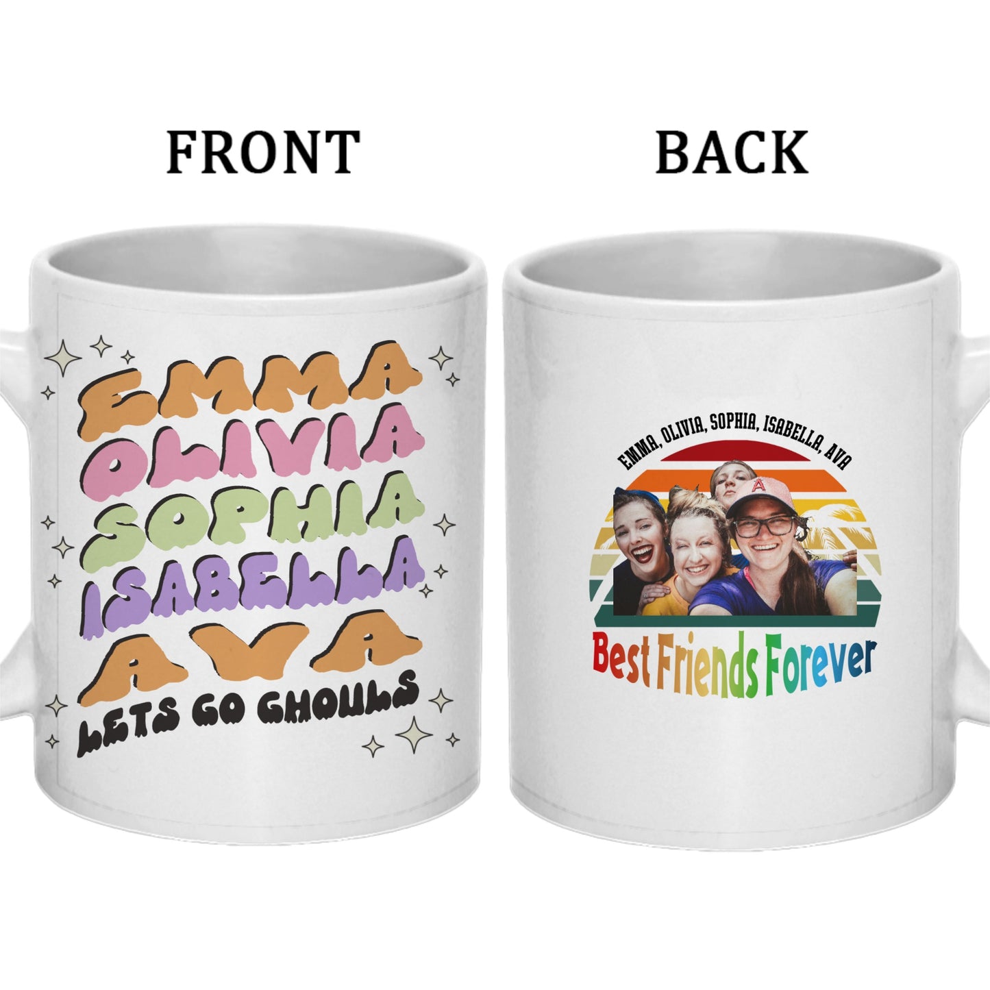 Travel Buddies-Personalized Double-Sided Custom Mug 11oz & 15oz
