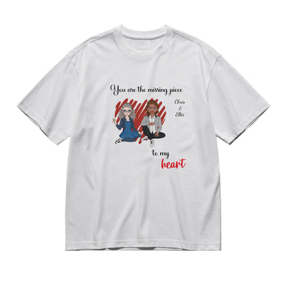You are the missing piece to my heart - Doll style (puzzle) -200g High-Quality 100% Cotton T-Shirt with Heat Transfer Printing