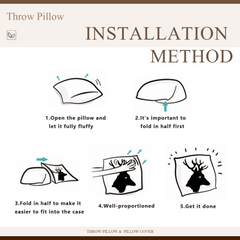 A Girl And Her Dog- Linen Pillowcase + Pillow Insert Set