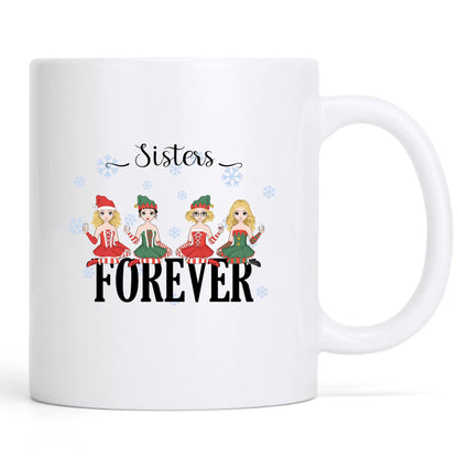 Besties forever- Personalization Custom Coffee 11/15 oz. Accent Mug