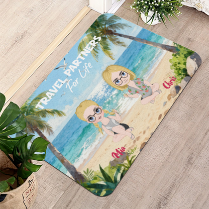 Travel Partners-Premium Custom Diatomaceous Earth Door Mat | Made in USA