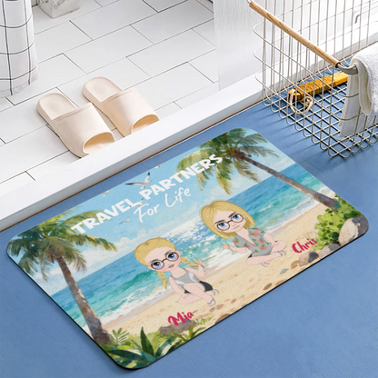 Travel Partners-Premium Custom Diatomaceous Earth Door Mat | Made in USA