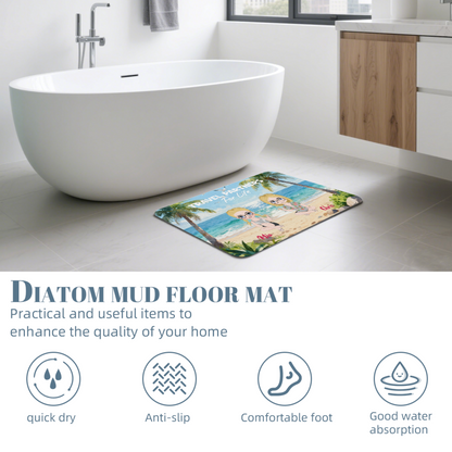 Travel Partners-Premium Custom Diatomaceous Earth Door Mat | Made in USA