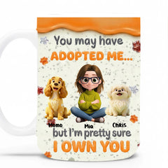 Personalized "I Own You" Pet Mug | Funny Custom Gift for Dog & Cat Mom - 11oz & 15oz