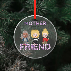 2/5 Women or men-Personalized Custom Round Glass Pendant