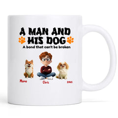 A Man and His Dog-Sided Custom Mug 11oz & 15oz