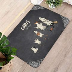 Ghost Family Portrait-Premium Custom Diatomaceous Earth Door Mat | Made in USA