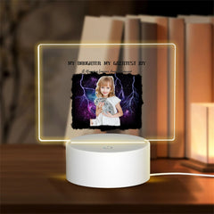 Galaxy bootleg-Personalized Custom Acrylic Light Panel with Base