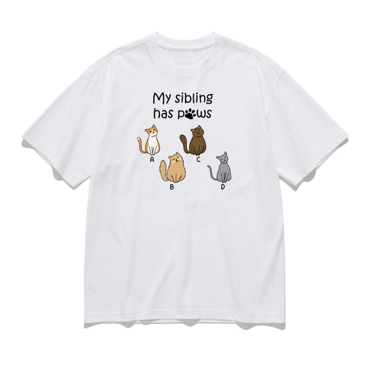 My Sibling has pows -Personalization Custom 200g cotton T-shirt
