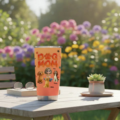 Best Dog Mom Tumbler | Personalized Pet Name Cup