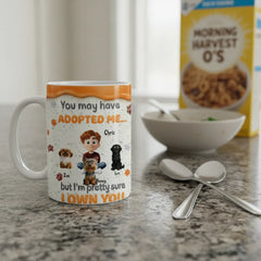 Personalized "I Own You" Funny Dog Mug | Custom Pet Names Gift for Dog Mom | 11oz & 15oz