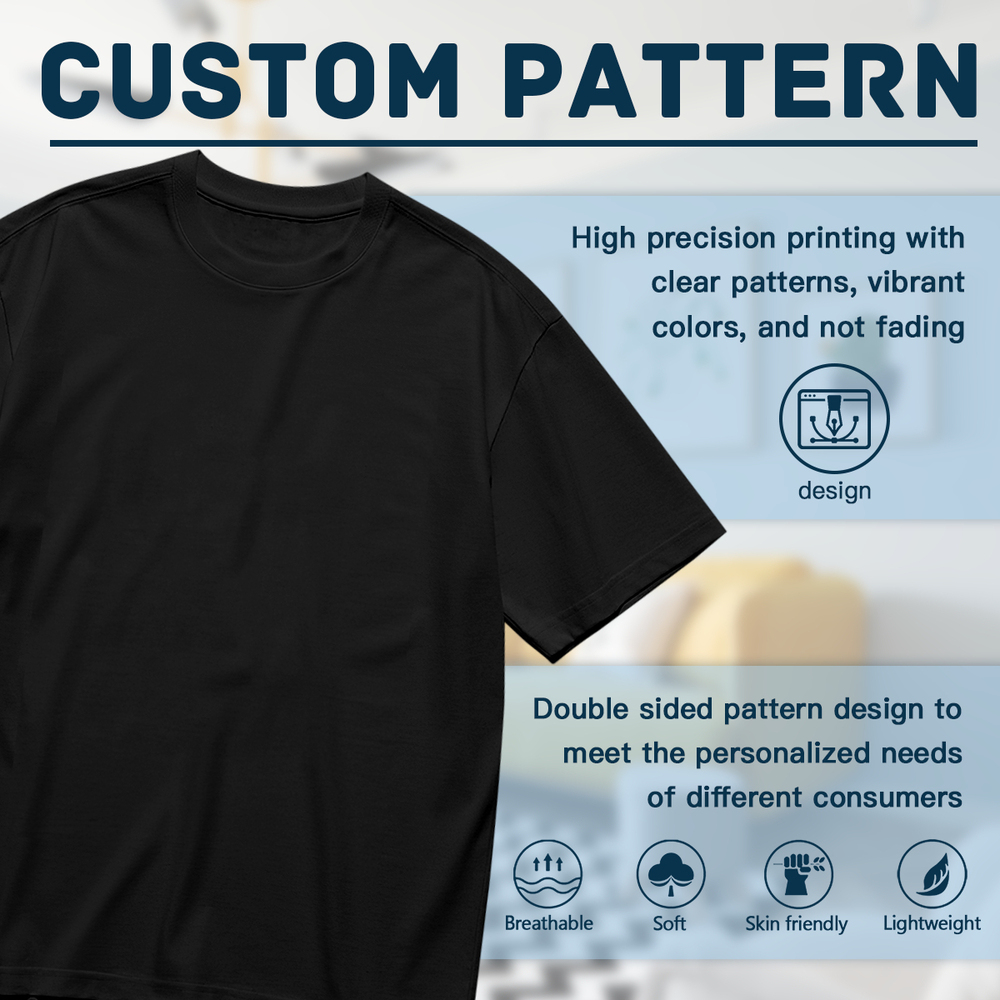 Good days start with coffee and a cat (Kawaii - Woman)-200g High-Quality 100% Cotton T-Shirt with Heat Transfer Printing