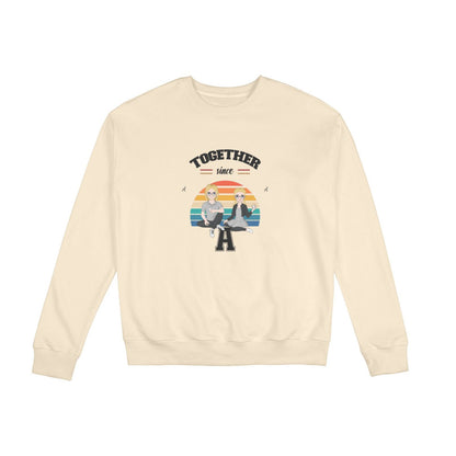 Together since - Personalized Custom Eight-Color 310G Cotton Crew-Neck Sweatshirt