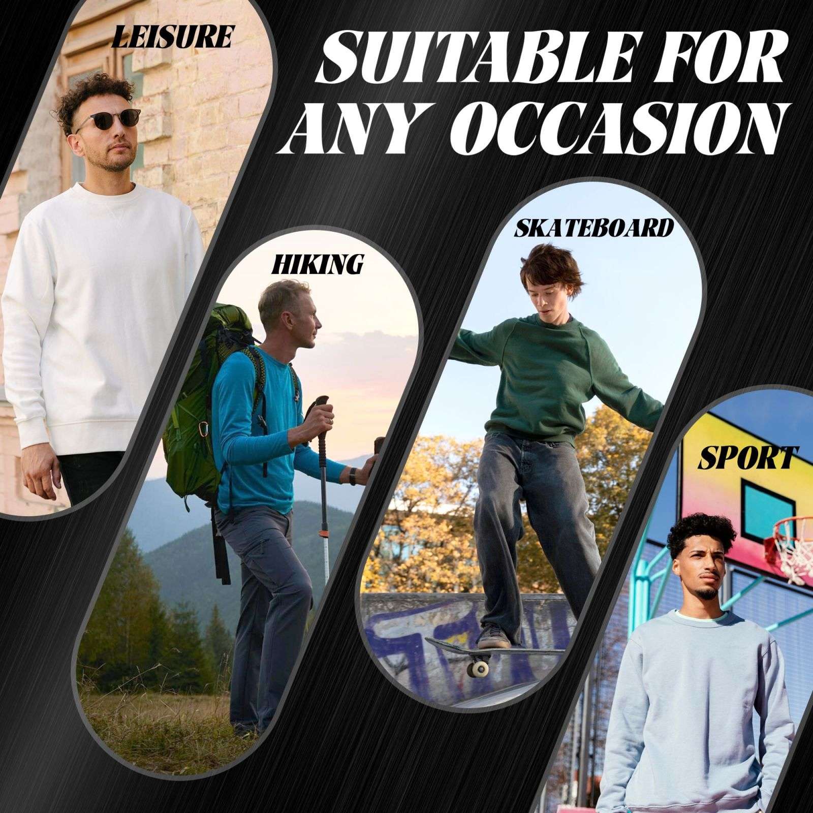 Warning dont be fooled because we are cute- Personalized Custom Eight-Color 310G Cotton Crew-Neck Sweatshirt