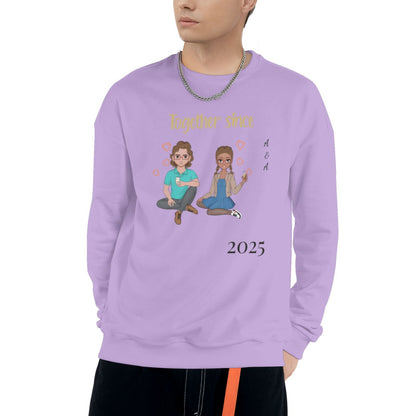 Together since (Puzzle) - Personalized Custom Eight-Color 310G Cotton Crew-Neck Sweatshirt