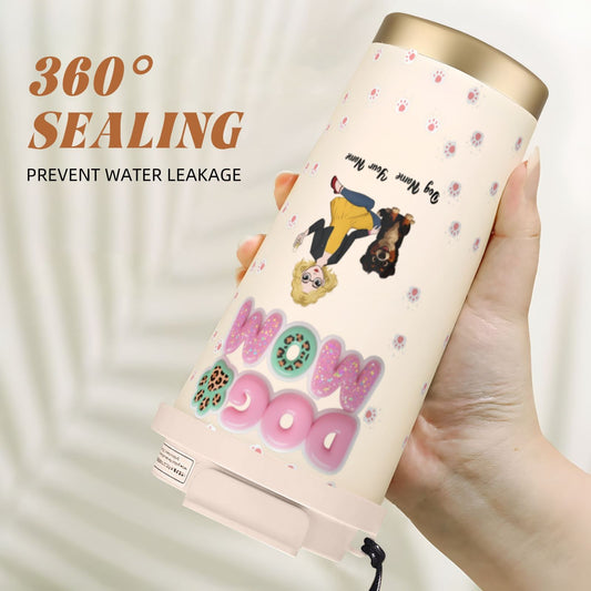 Dog MoM-Personalized 3D Inflated Tumbler (Custom Name & Pet Design)