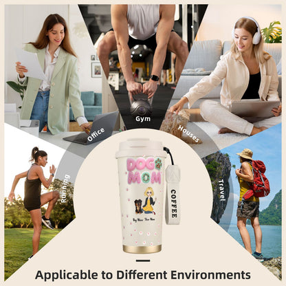 Dog MoM-Personalized 3D Inflated Tumbler (Custom Name & Pet Design)